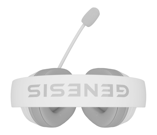 Genesis NEON XV z mikrofonem białe - 1612165 - zdjęcie 9